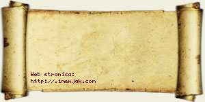 Andjelina Hajdeman vizit kartica